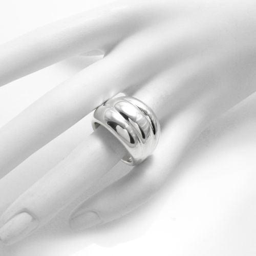 Modern interpretation of the classic shrimp ring. Big and Wide. Wholesale Sterling Silver Rings. On hand.