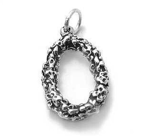 Hawaiian Lei Charm in Sterling Silver