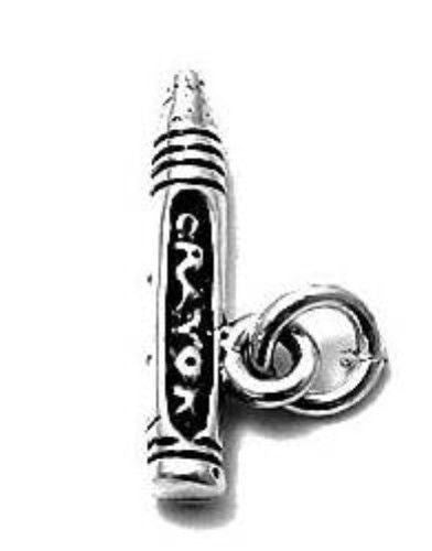 Crayon Charm. Sterling Silver