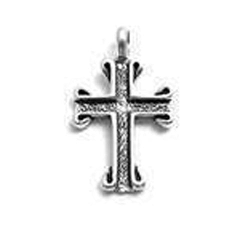Classic French Cross (31mm) in Sterling Silver