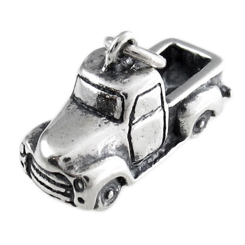 Pick-Up Truck Charm in Sterling Silver