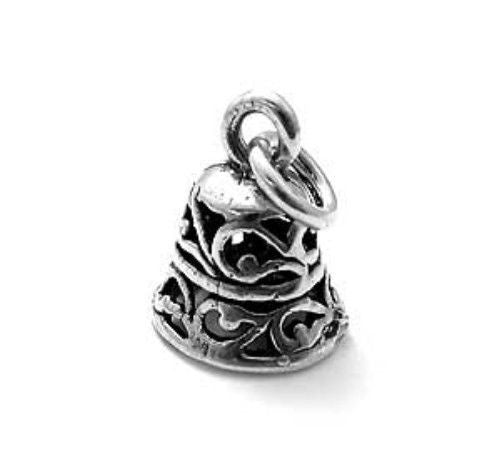 Silver Bell Charm. Sterling Silver