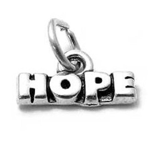 "Hope" Charm in Sterling Silver