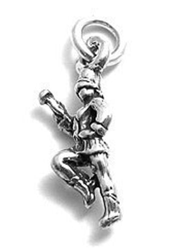Majorette Charm. Sterling Silver