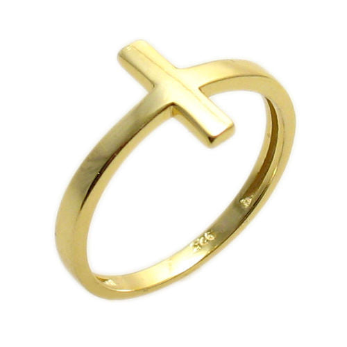 Clean lines and angles form to create a wonderful cross ring. Wholesale Sterling Silver Rings. Main.