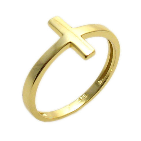 Clean lines and angles form to create a wonderful cross ring. Wholesale Sterling Silver Rings. Main.