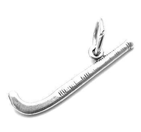 Field Hockey Stick Charm in Sterling Silver