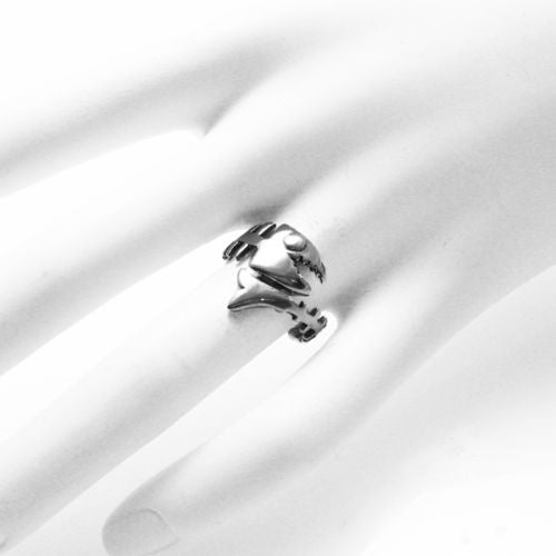 Awesomely cool and fantastic FISHBONE ring. Wholesale Sterling Silver Rings. On hand.