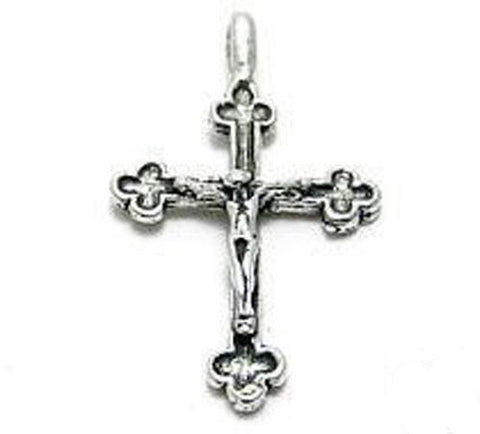 French Crucifix in Sterling Silver
