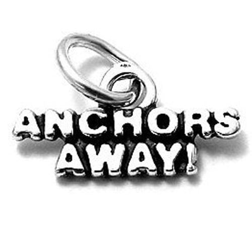 "Anchors Away" Charm in Sterling Silver
