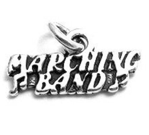 "Marching Band" Charm. Sterling Silver