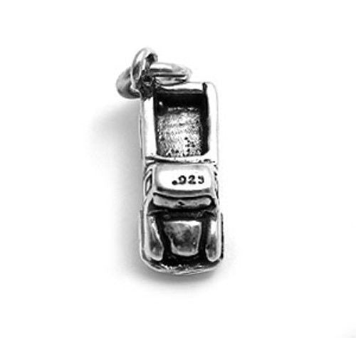 Pick Up Truck Charm. Sterling Silver