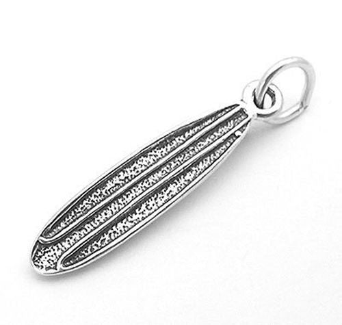 Surfboard Charm in Sterling Silver