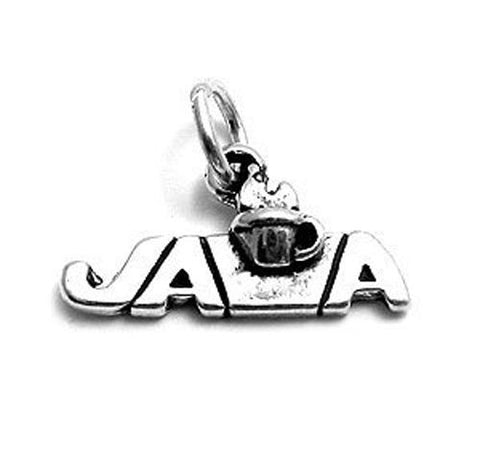 "Java" and Cup Charm in Sterling Silver