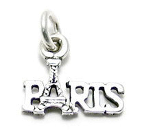 "Paris" Eiffel Tower Charm in Sterling Silver