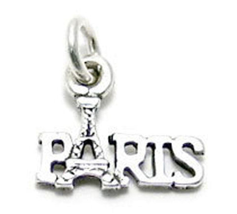 "Paris" Eiffel Tower Charm in Sterling Silver
