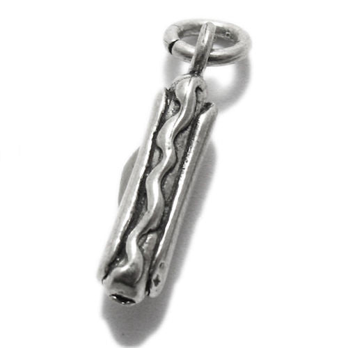 Frankfurter Charm in 3D. Sterling Silver