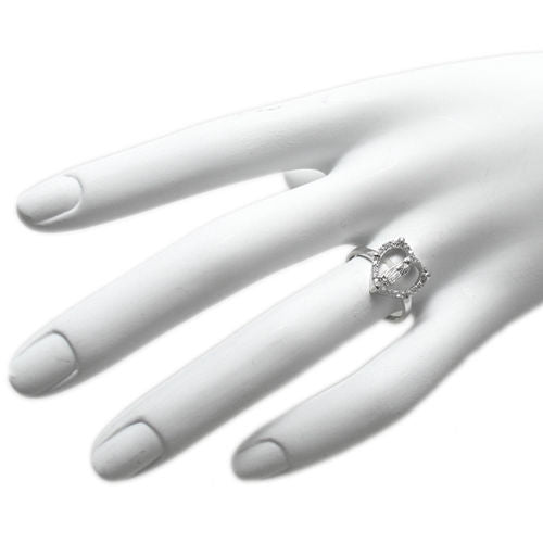 Our Lady in Heart Decorated with CZs Ring. Wholesale sterling silver rings. On hand.