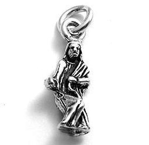 Joseph Wearing his Dreamcoat Charm in Sterling Silver