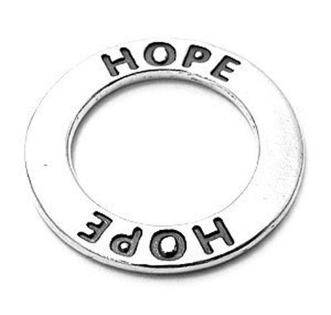 Circle of Hope Charm in Sterling Silver