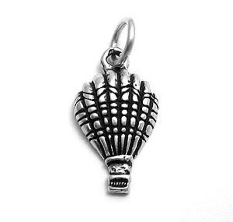 Hot Air Balloon Charm in Sterling Silver