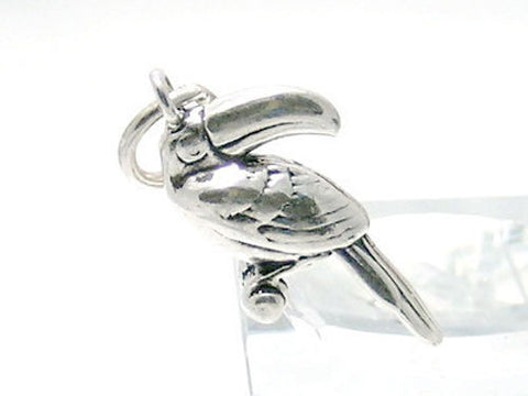 Toucan Charm in Sterling Silver.