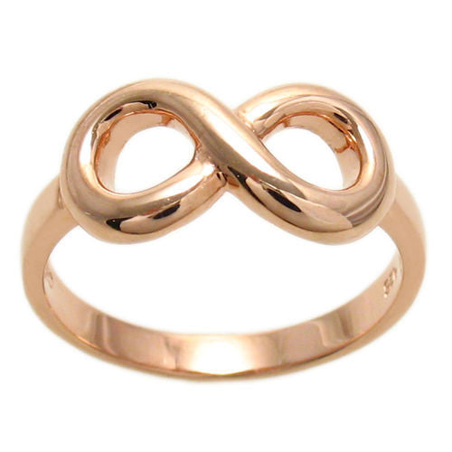 Graceful yet modern, a symbol of eternal connection. Rose gold. Wholesale Sterling Silver Rings. Main.