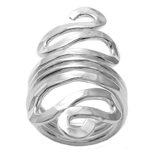 Heart Shape Silver ladies ring - Prasad Alankar