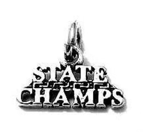 "STATE CHAMPS" Charm in Sterling Silver