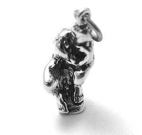 Rodin's "The Thinker" Charm in Sterling Silver