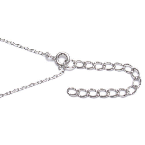  925 Sterling Silver Necklace Extender Gold Necklace