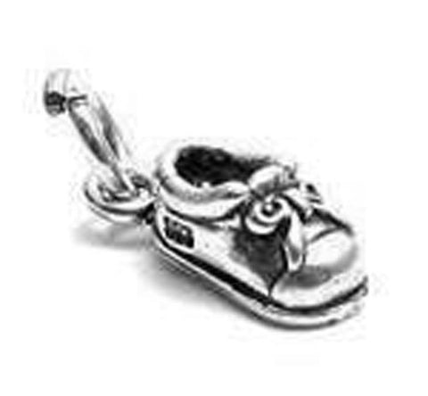 Cute and Small Sneaker Charm | Wholesale 925 Sterling Silver Charms - Jewelry | Main