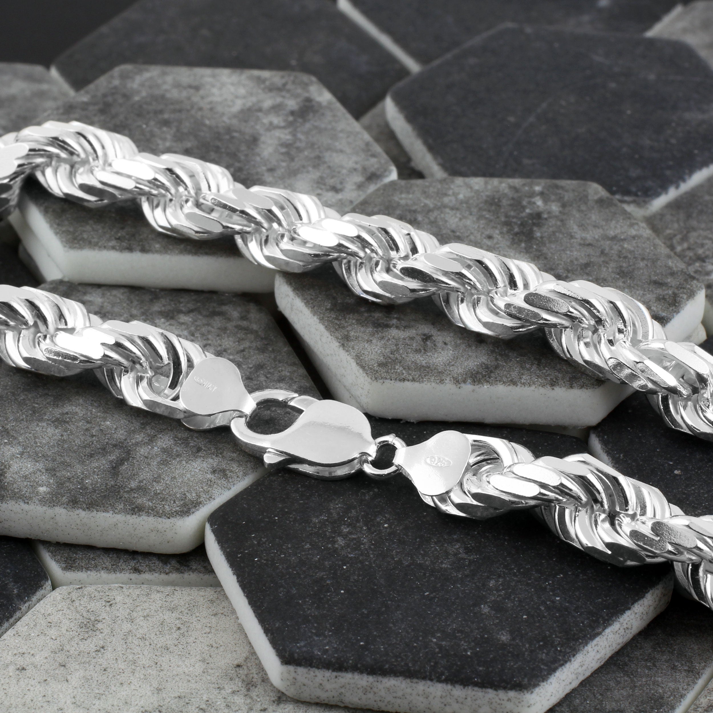 Sterling Silver Rope Chains - 925Express