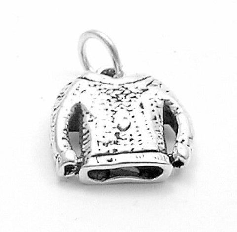 Chic Sweater Charm | Wholesale 925 Sterling Silver Charms | Main