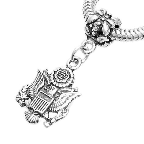 United States Presidential Seal Euro Bead Charm | Wholesale 925 Sterling Silver Charms | Main