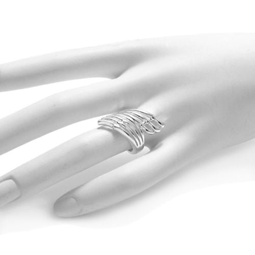 Beautiful Wrapped Wing Ring | Wholesale 925 Sterling Silver Jewelry | Alternate