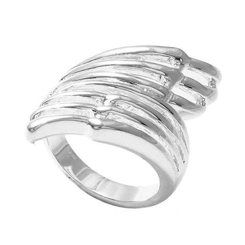 Beautiful Wrapped Wing Ring | Wholesale 925 Sterling Silver Jewelry | Main